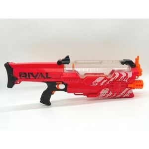NERF Rival Nemesis MXVII-10K Blaster Red Motorized Toy Gun High Capacity Hopper